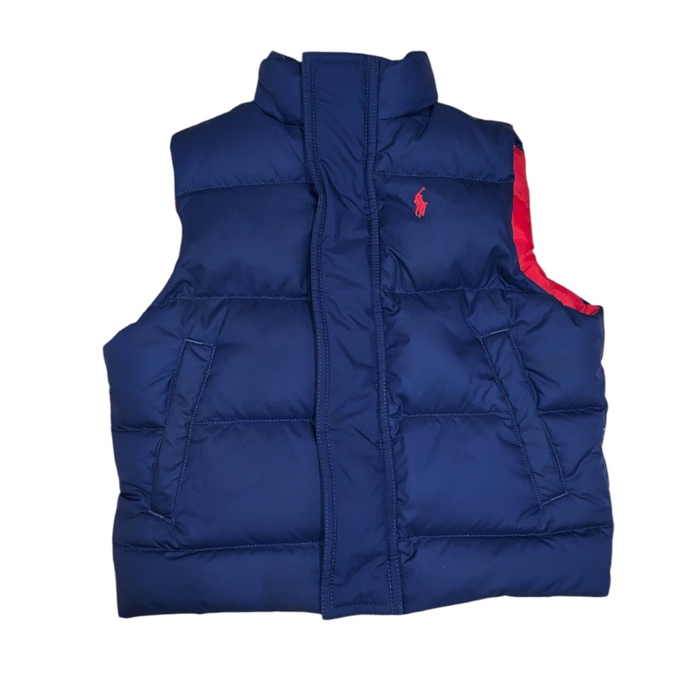 Royal Blue & Red Polo Boys 2T Winter Vest